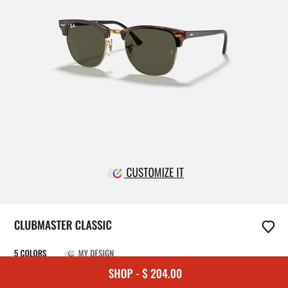 Ray-Ban clubmaster classic sunglasses - Picture 5 of 5